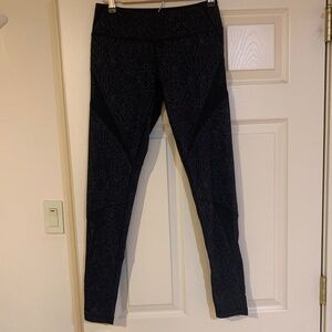 Zella Black/Gray Design Leggings sz S